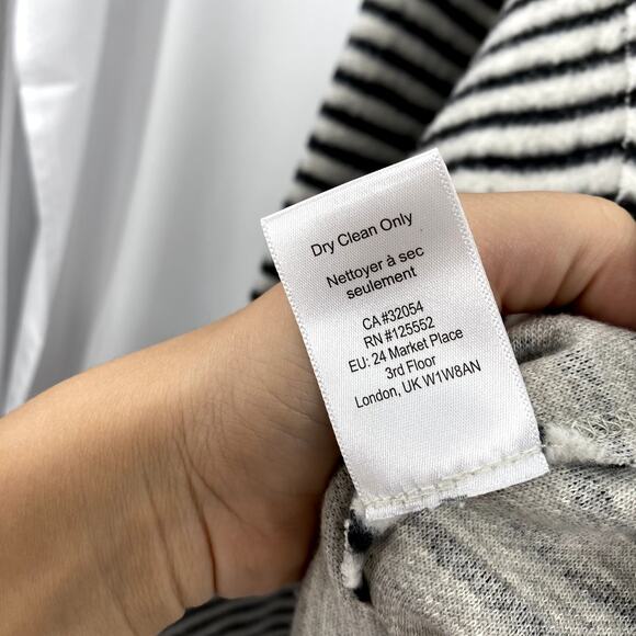 Anthropologie gray striped jacket - Picture 6 of 8